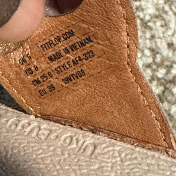 FITFLOP ROSE GOLD ELORA CRYSTAL SLIDES 8 - Picture 9 of 9